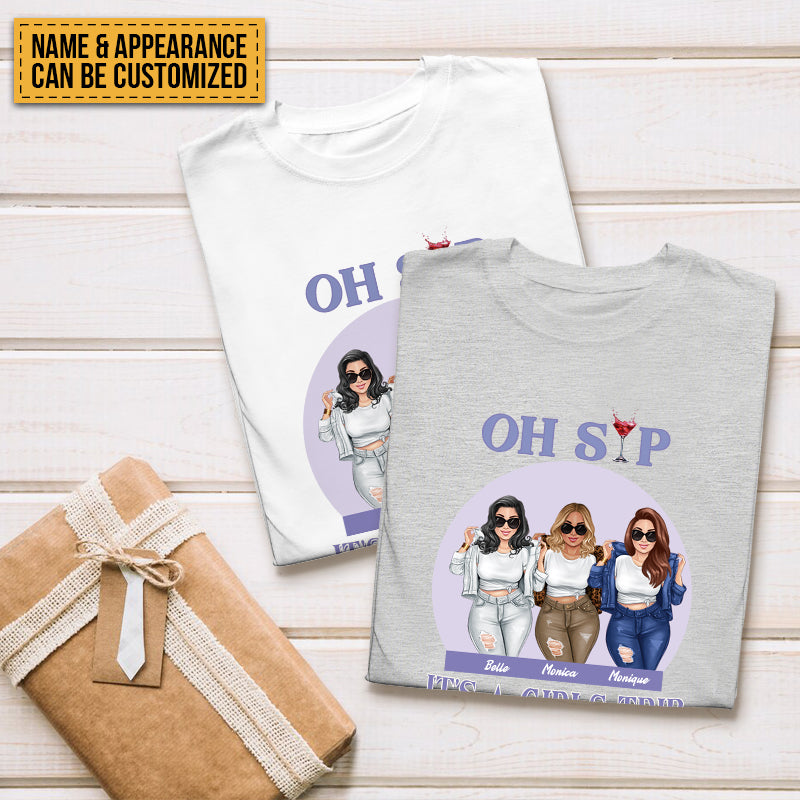 It's A Girls Trip - Bestie T-shirt - Gift For Bestie Best Friends Girl - Customized T-shirt