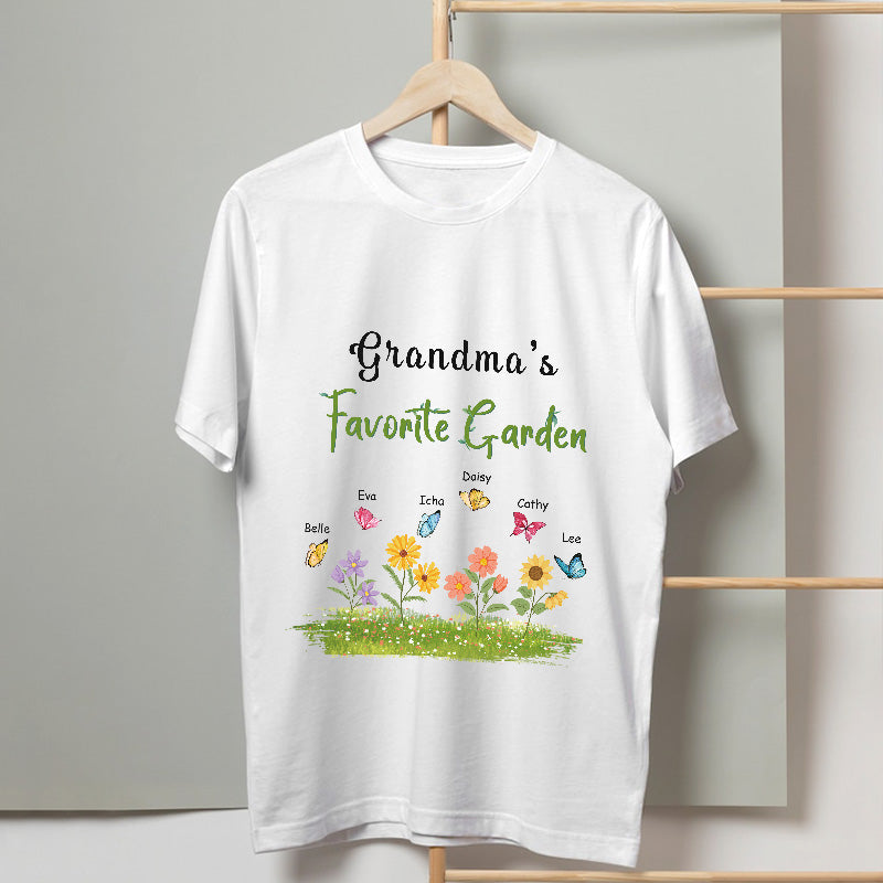 Favorite Garden - Personalized Customized T-shirt - Gift For Garden Lover - Gift For Friend