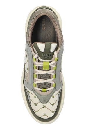 Men's Fendi Roma Match Green Sneakers