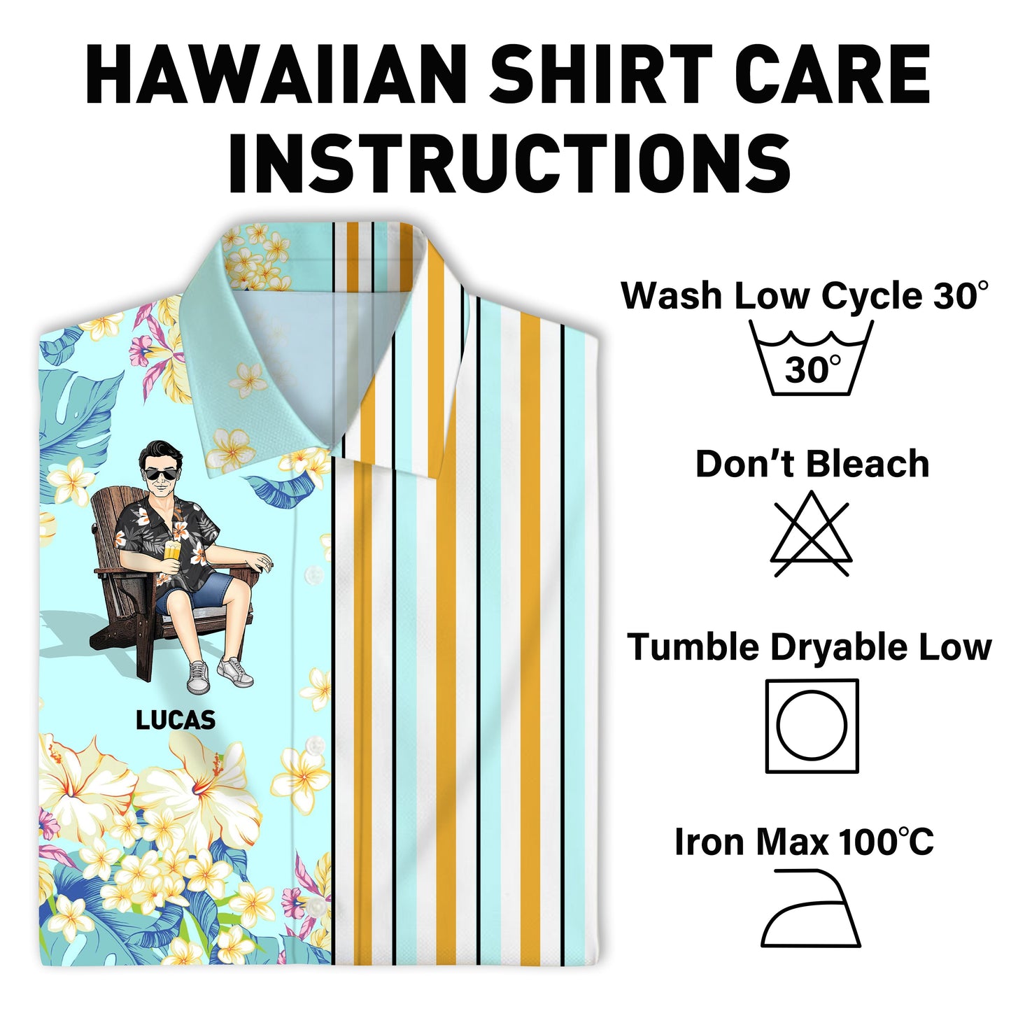 Cool Man Summer Hawaii Cool Customization - Summer Hawaiian shirt - Personalized Customized Hawaiian shirt