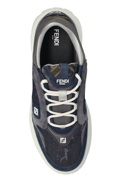 Men's Fendi Roma Match Navy Blue Sneakers
