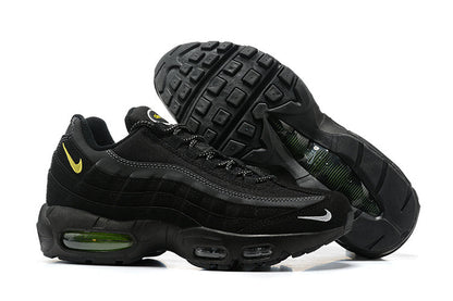Men's Nike Air Max 95 Black Yellow Strike Shoes