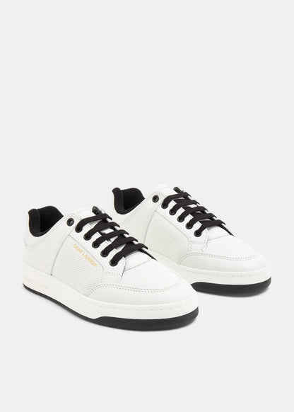 Men's Saint Laurent Low Top White Sneakers