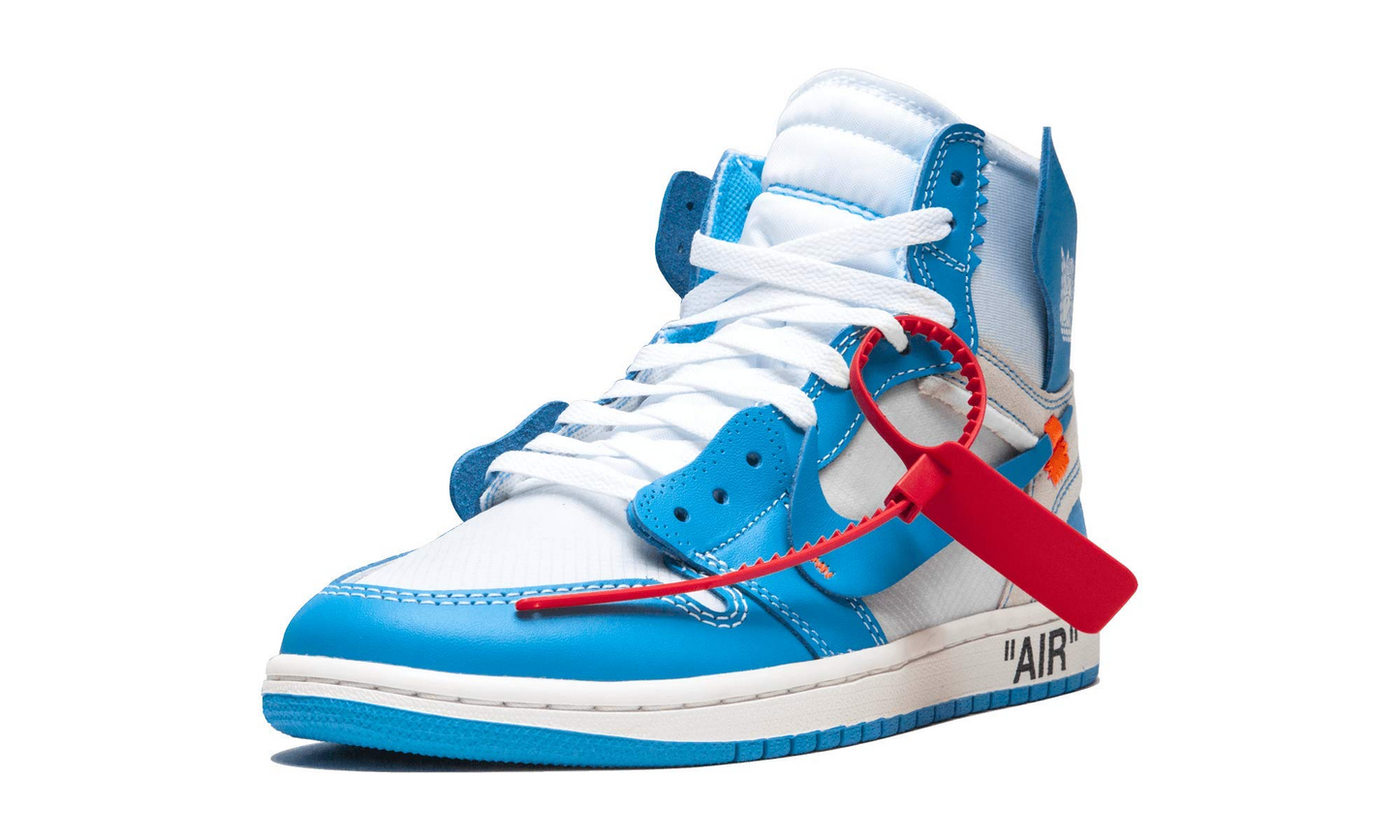 Men's Air Jordan 1 High x Off-White ‘University Blue’ Shoes