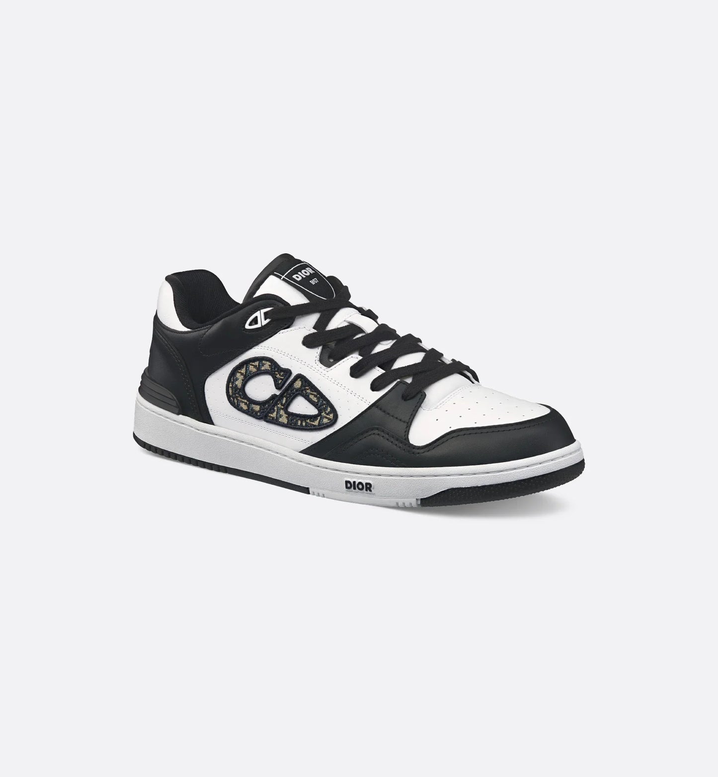 Men's Dior B57 Low-Top Black And White Sneakers