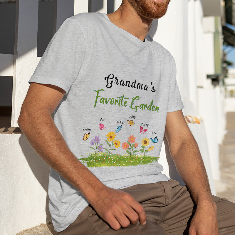 Favorite Garden - Personalized Customized T-shirt - Gift For Garden Lover - Gift For Friend