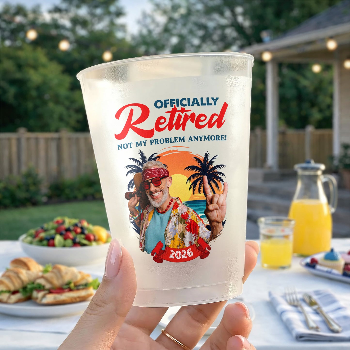 Custom Photo Funny Retirement Cups Gifts For Women