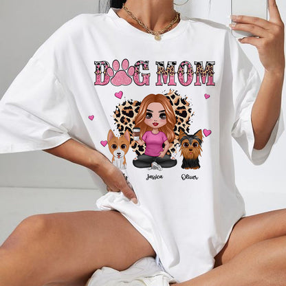 Dod Mom - Personalized Customized T-shirt - Gift For Pet Lover Dog Mom Dog Lover