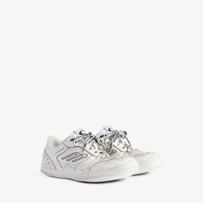 Men' Balenciaga Hamptons Worn-out Trainers White Sneaker