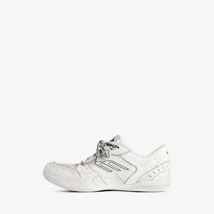 Men' Balenciaga Hamptons Worn-out Trainers White Sneaker