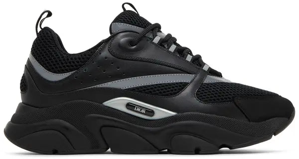 Men's Dior B22 Black Reflective Sneakers