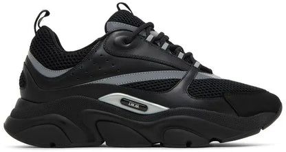 Men's Dior B22 Black Reflective Sneakers