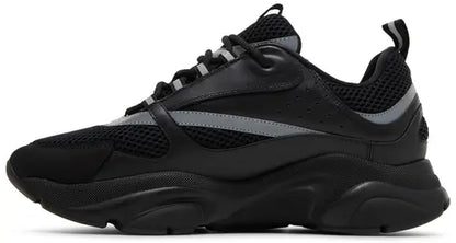 Men's Dior B22 Black Reflective Sneakers