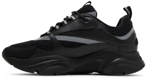 Men's Dior B22 Black Reflective Sneakers