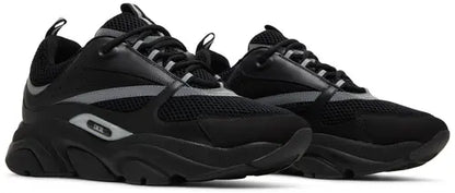 Men's Dior B22 Black Reflective Sneakers