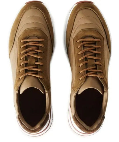 Men's Loro Piana Weekend Walk Smoky Tree Sneakers
