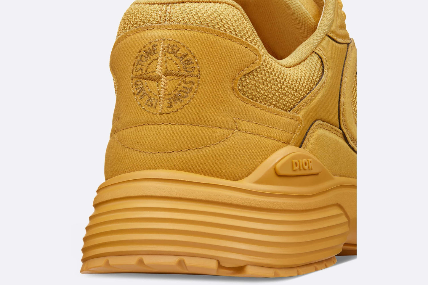 Men's Dior x Stone Island B30 Gold Sneakers