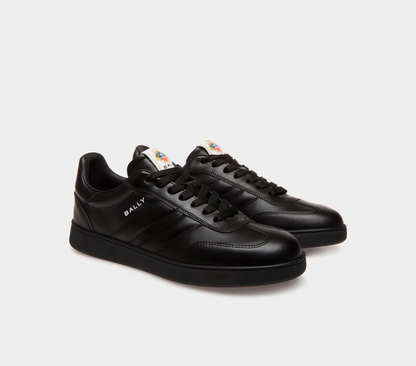 Men's Bally Retro Crest Black Sneaker