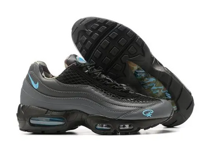 Men's Corteiz x Nike Air Max 95 Aegean Storm Shoes