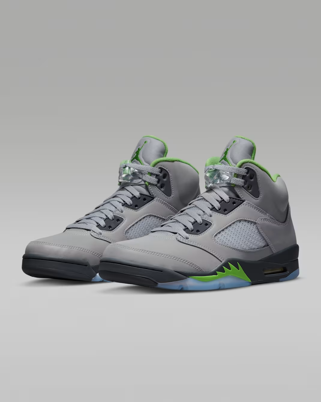 Men's Nike Air Jordan 5 Retro Green Bean Shoes