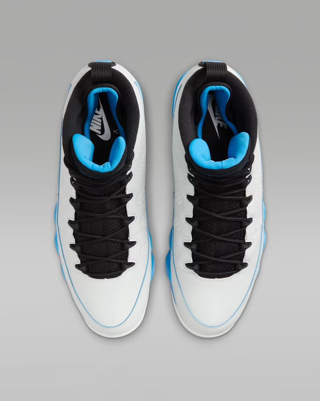 Men's Nike Air Jordan 9 Powder Blue Shoes