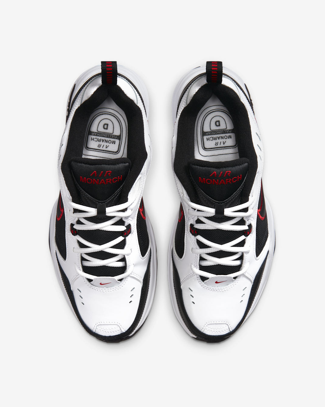 Men's Air Monarch 4 White Black Shoes