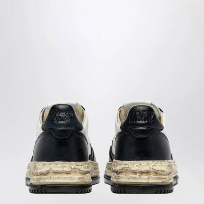Autry x Maison Mihara Yasuhiro Medalist Low Leather Black White Sneakers