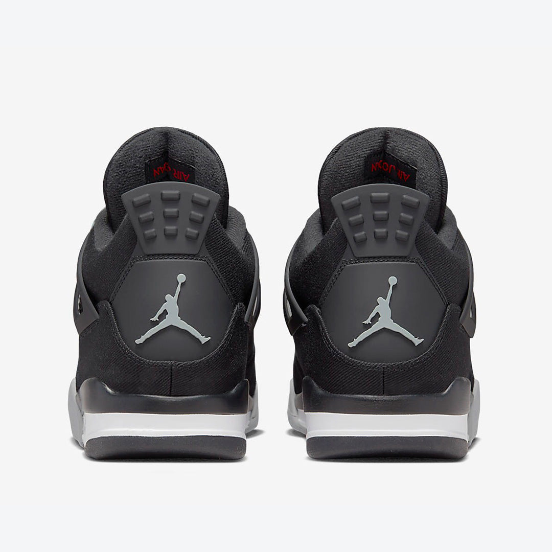 Men's Air Jordan 4  'Black and Light Steel' Shoes