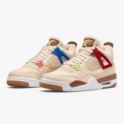 Men's Air Jordan 4 'Sail University Red' Shoes
