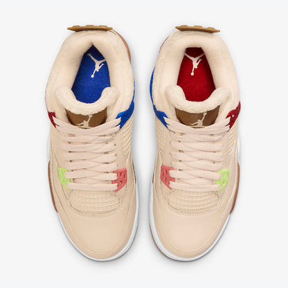 Men's Air Jordan 4 'Sail University Red' Shoes