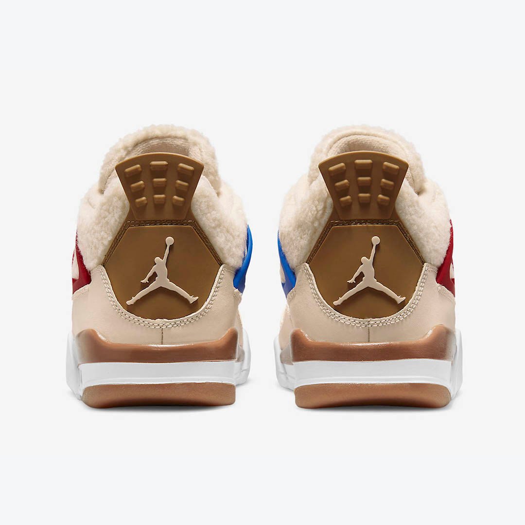 Men's Air Jordan 4 'Sail University Red' Shoes