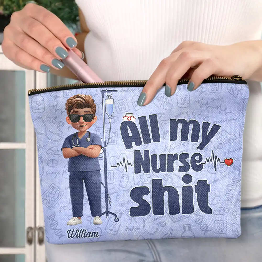 All My Nurse - Personalized Cosmetic Bag