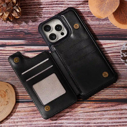Job Title 3D Effect Nurse - Personalized Leather Flip Wallet Phone Case
