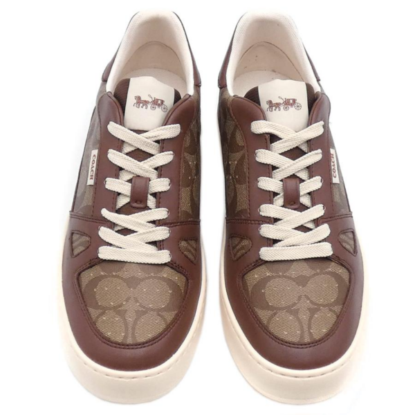 Men's Clip Low Top Optic Saddle Sneakers