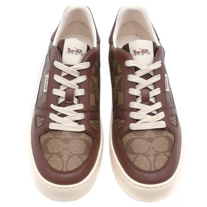 Men's Clip Low Top Optic Saddle Sneakers