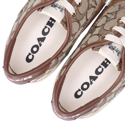 Men's Clip Low Top Khaki Sneakers