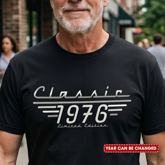 Birthday Gift, Vintage Old Age Gift For Him, Dad, Husband, Grandpa - Personalized Shirt
