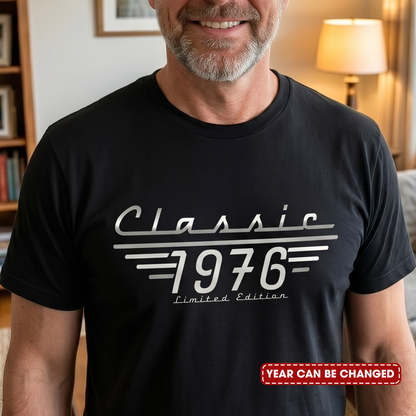 Birthday Gift, Vintage Old Age Gift For Him, Dad, Husband, Grandpa - Personalized Shirt