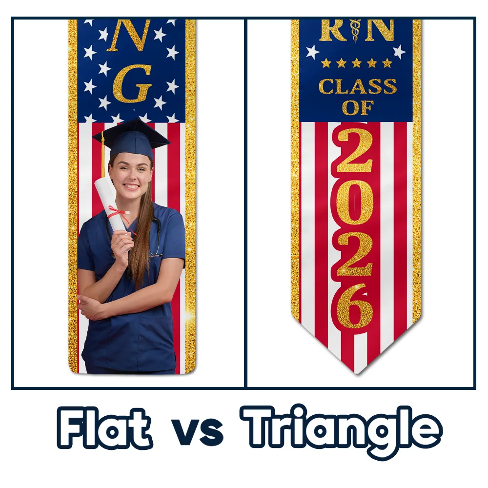 Custom Photo Nursing Graduation - Personalized Stoles