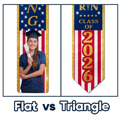 Custom Photo Nursing Graduation - Personalized Stoles