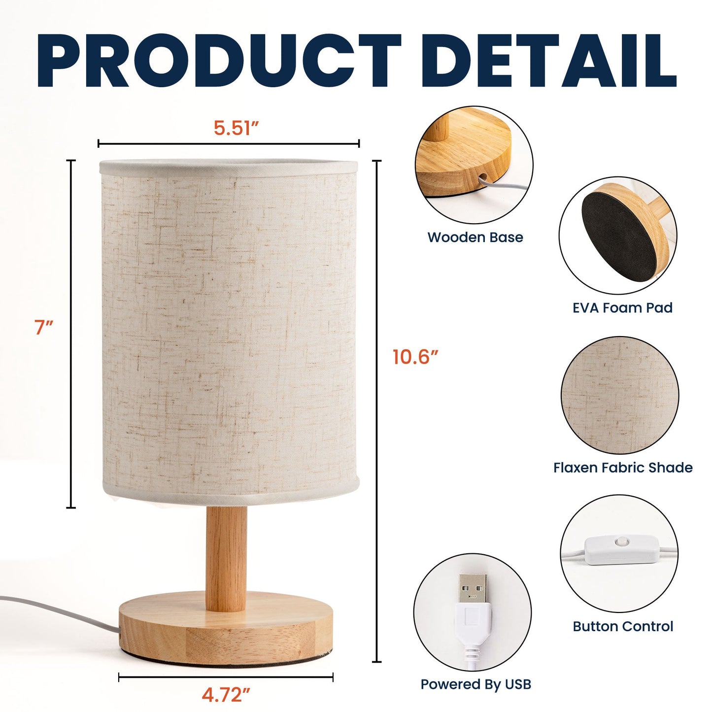 Custom Photo Van Gogh Style Father's Day Gift For New Dad, Husband - Personalized Fabric Lamp