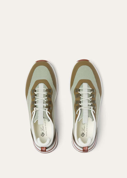 Men's Clothbase Loro Piana Frost Dark Green Sneakers