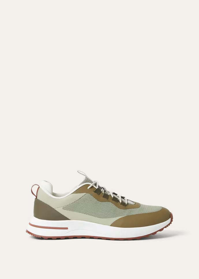 Men's Clothbase Loro Piana Frost Dark Green Sneakers
