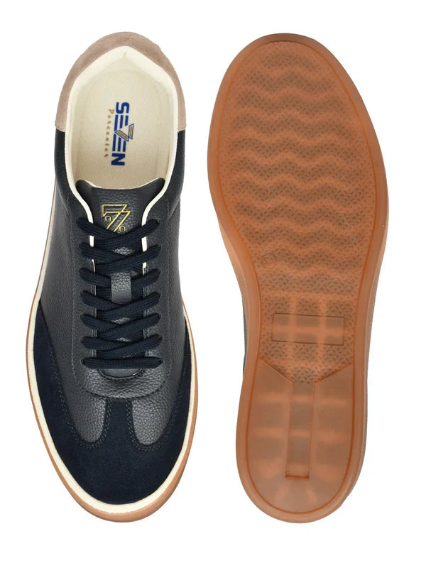 Men's Loro Piana Tennis Walk  Navy Blue Sneakers
