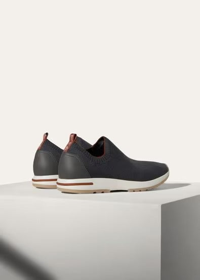 Men's Loro Piana 360 LP Flexy Walk Gray Brick Ted Sneakers