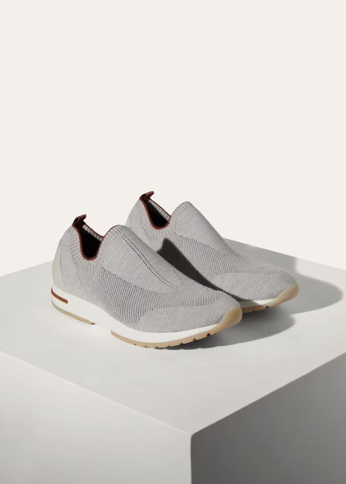 Men's Loro Piana 360 LP Flexy Walk Gray Mix Sneakers