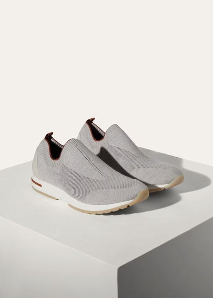 Men's Loro Piana 360 LP Flexy Walk Gray Mix Sneakers
