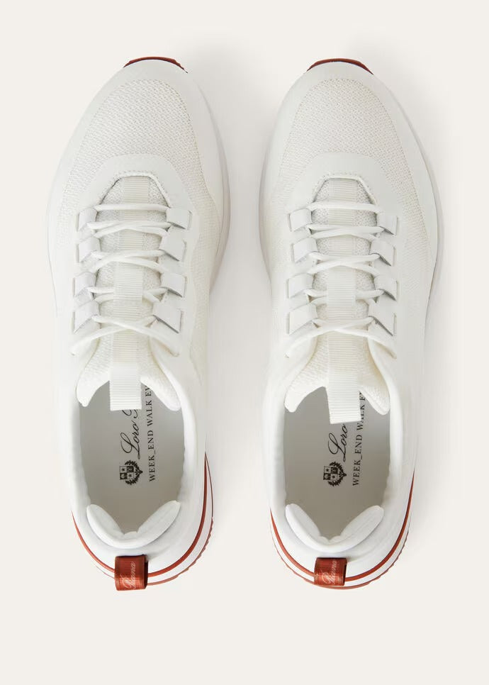 Men's Clothbase Loro Piana White Sneakers