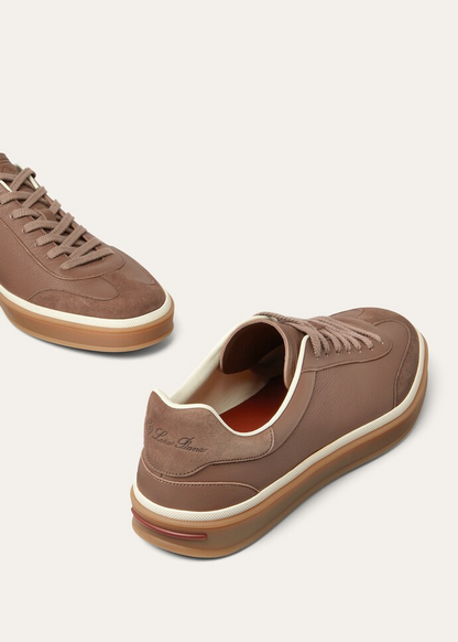 Men's Loro Piana Tennis Walk  Grey Taupe Sneakers