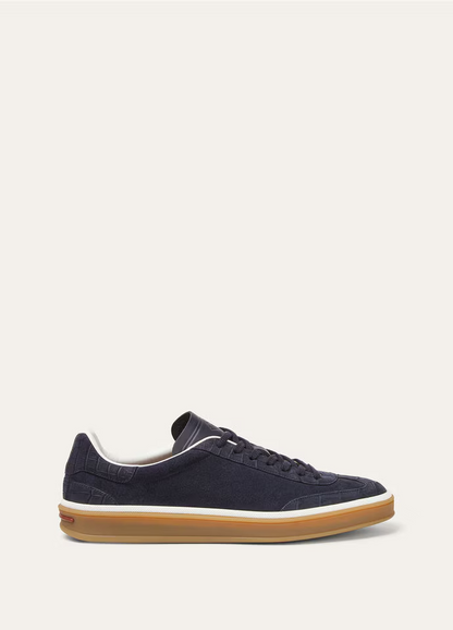 Men's Loro Piana Tennis Walk Blue Navy Sneakers